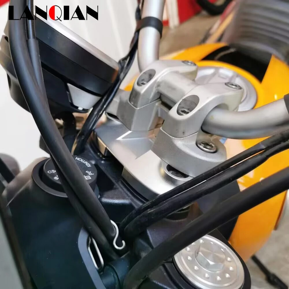 Для SCRAMBLER 800 FLAT TRACK PRO/DESERT SLED FASTHOUSE/NIGHTSHIFT/URBAN MOTARD/FULL THROTTLE 25 мм подъемный зажим для руля