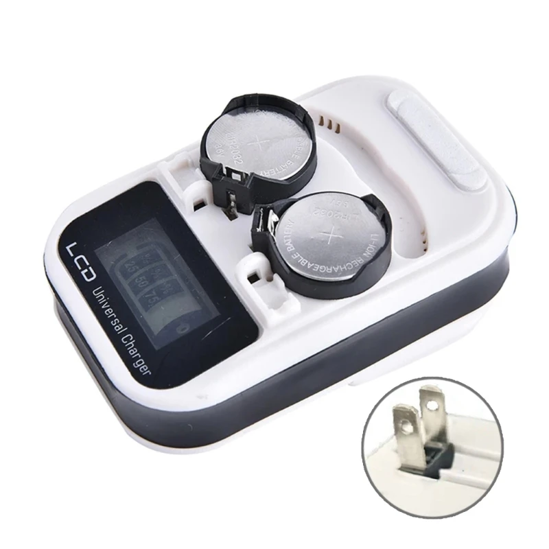 Блок питания зарядного устройства с ЖК-кнопкой для LIR2016 2025 2032 ML2016