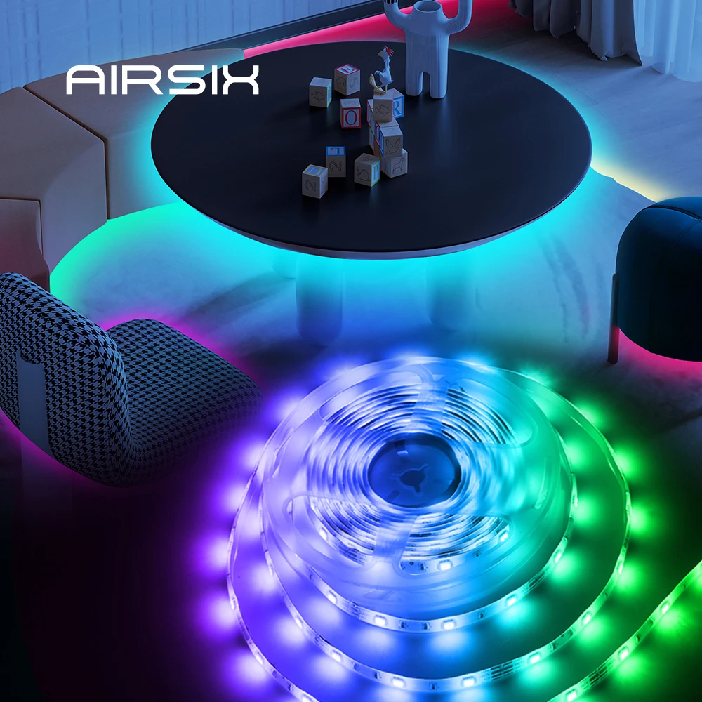 

LED Strip Light RGB 5050/SMD2835 Flexible Ribbon DIY Led Light Strip RGB Tape Diode DC 12V bluetooth Christmas lights living