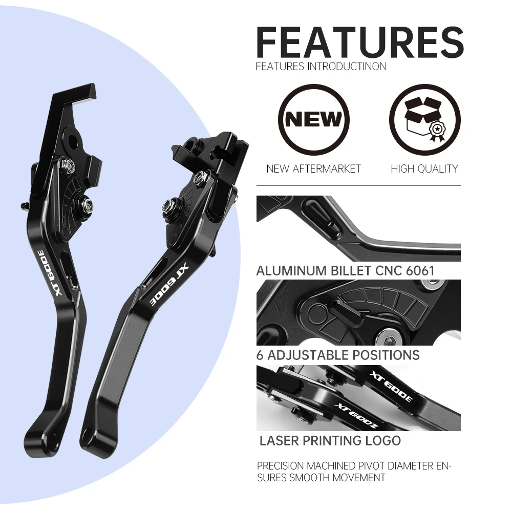 Короткие тормозные рычаги сцепления с ЧПУ для мотоцикла аксессуары YAMAHA XT600E 1990-2002