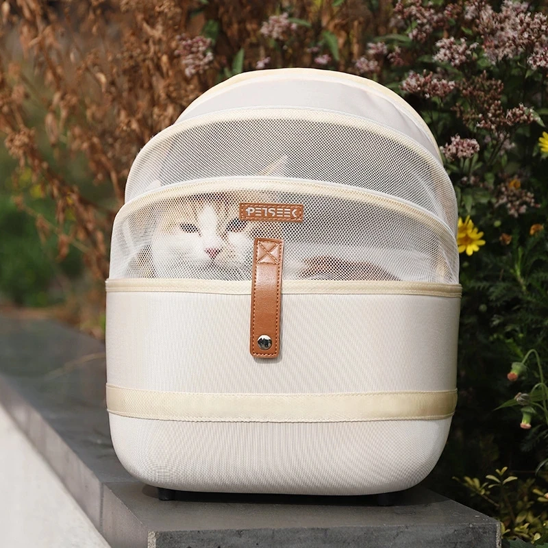 

Pets Carrier for Cat Portable Breathable Mesh Backpack Outdoor Carrier Bag For Small Dog Travel Transport Bag Cat Accessories