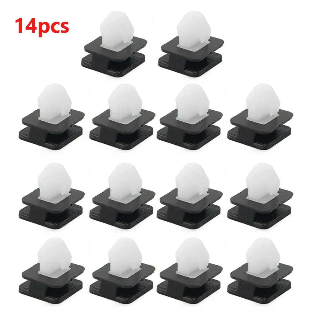 

14pcs A-Pillar Trim Front Windshield Molding Clips Plastic Door Panel Clips With Seal Ring For Ford Explorer 2011-2019 2018