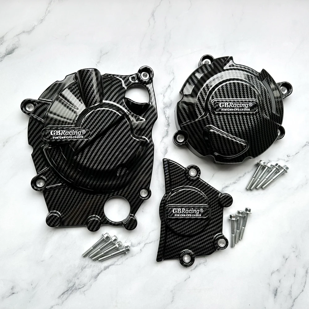 

carbon fiber printing Motorcycles Engine protective cover for Kawasaki ninja ZX-25R 2020-2023