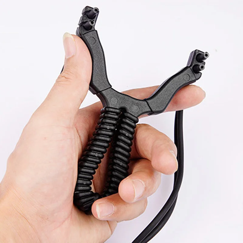

Powerful Outdoor Hunting Game Catapult Aiming Light Slingshot Resin Material Card Ball Rubber Band Special Archer Outdoor Sports