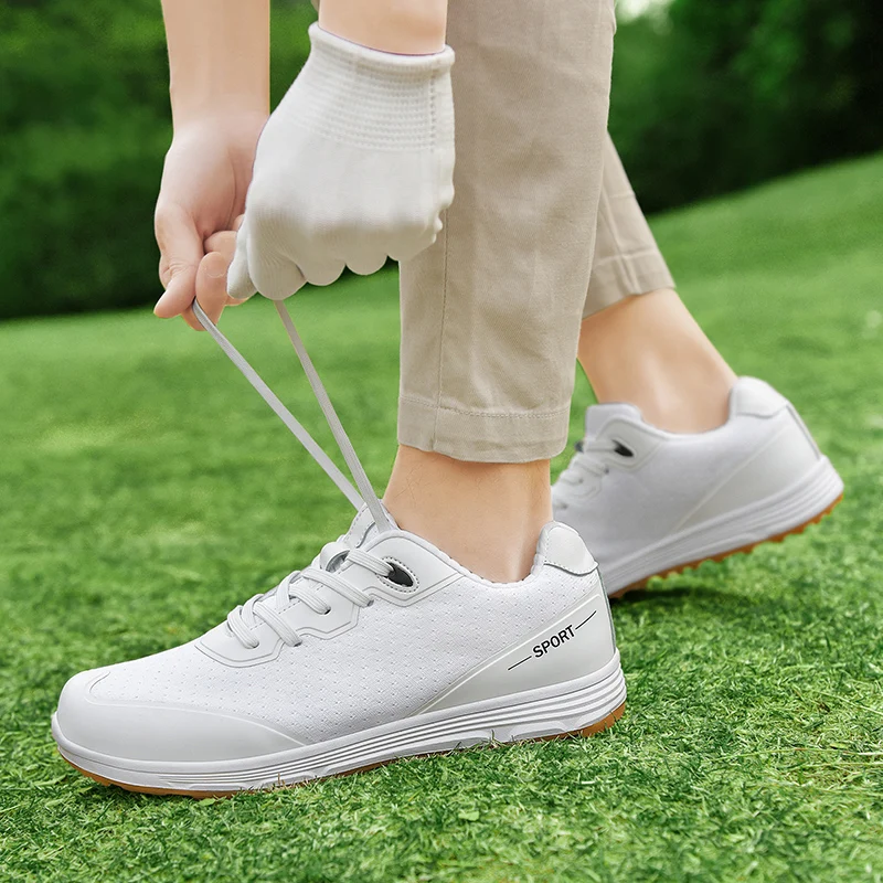 Professional Golf Shoes Men Waterproof Non-slip Golf Sneakers Women Golfing Footwear Outdoor Sports Walking Casual Golfer Shoes