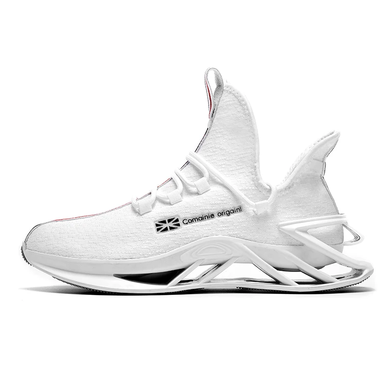 Blade Sole Men Sneakers Breathable Comfortable Running Shoes Outdoor Fitness Training Sports Shoes Zapatillas Hombre