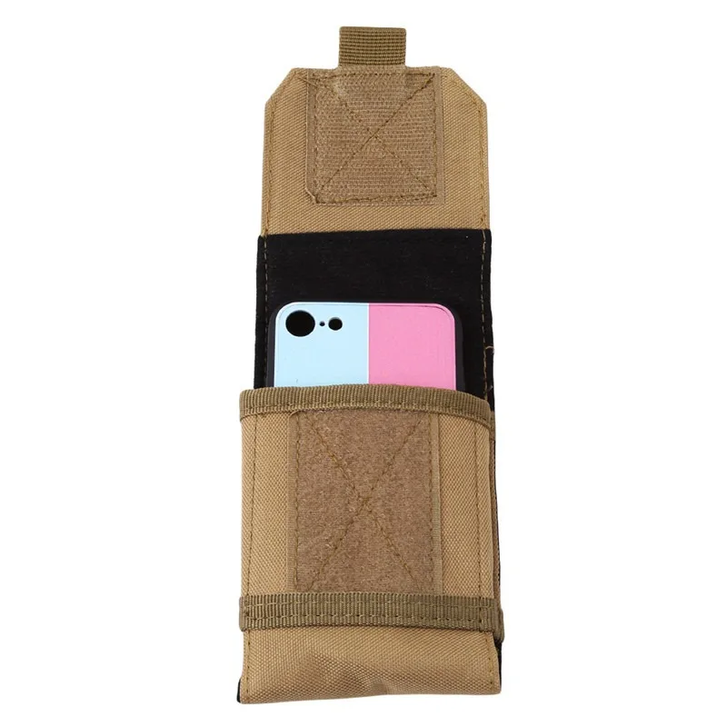 

Outdoor Camouflage Bag Tactical Army Phone Holder Sport Waist Belt Case Waterproof Oxford EDC Sport Hunting Camo Bag In Backpack