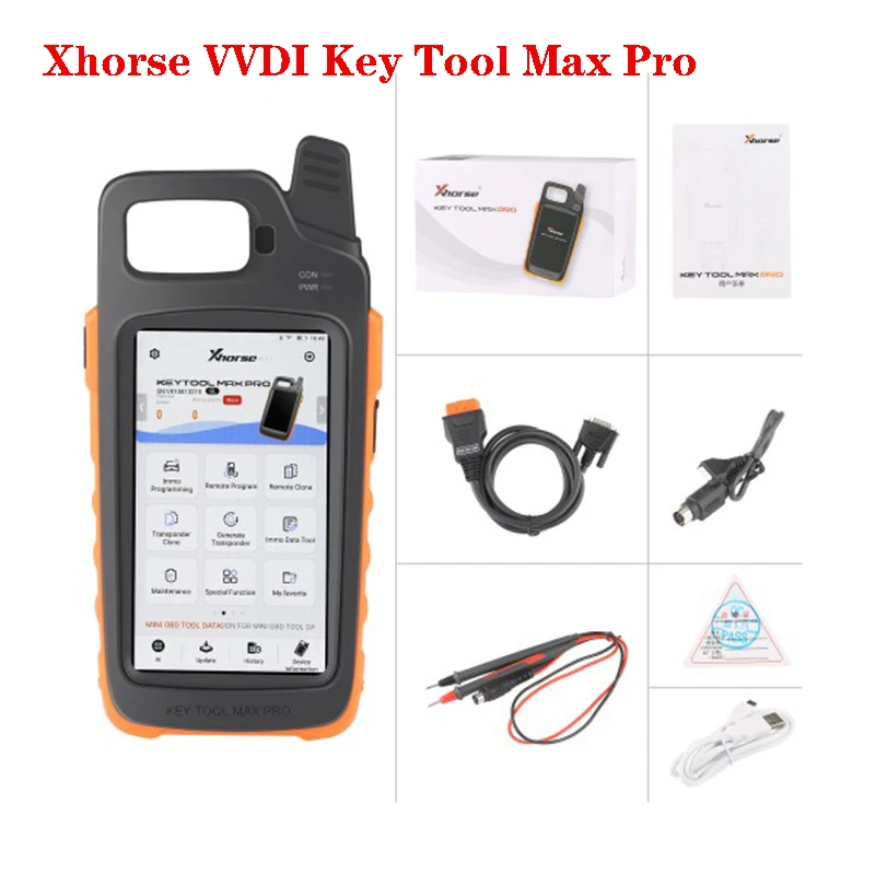 

2023 Xhorse VVDI Key Tool Max Pro Add Voltage and Leakage Current with Mini OBD Tool Functions Work with XP005 XP005L