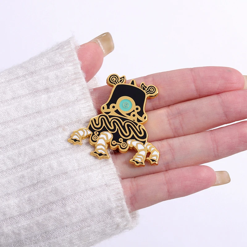 Zelda Breath of The Wild Hard Enamel Pin Inspiriert Auge Brooches Action Adventure Game Fan Collectible Badge Lapel Pin Jewelry