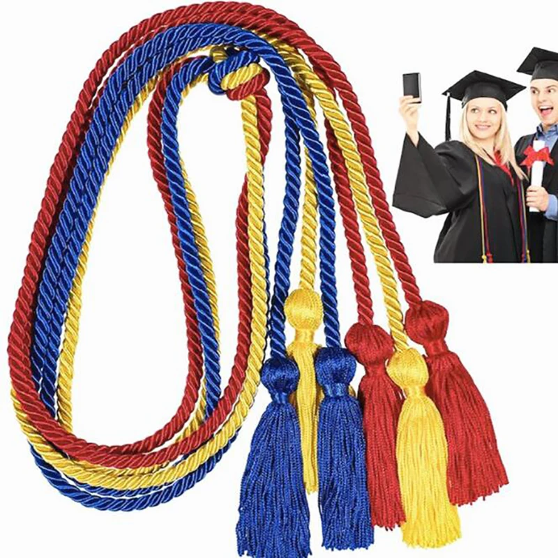 

16 Colors Graduation Bachelor Clothing Tassel Honor Rope Graduation Party Costume Accessories For Graduation