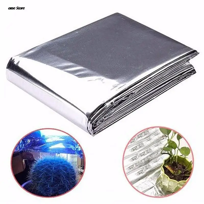 

1 шт., светоотражающая пленка из майлара для гидропонных систем, 1,2x2,1 м