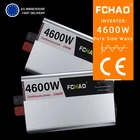 FCHAO 4600 Вт Инвертор 12 В 220 В чистая Синусоидальная волна 24 в 110 В Преобразователь мощности Светодиодный дисплей трансформатор напряжения автомобильные аксессуары Ups