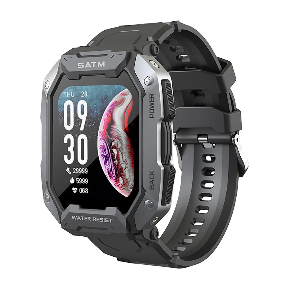 

2023 New C20 Smart Watch Men Music BT Call Outdoor Sport Fitness Tracker 24H Health Monitor Heart Rate Blood Pressure Smartwatch