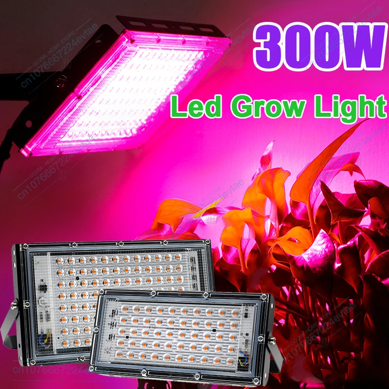 

Led Grow Light Plant Hydroponic Lamp LED Full Spectrum 220V LED Phytolamps Light Greenhouse Seeds Flower Grow Lighting 50W 300W