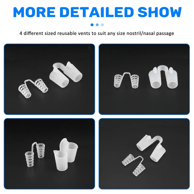 8 шт. вентиляционные отверстия для носа против храпа устройства носовые