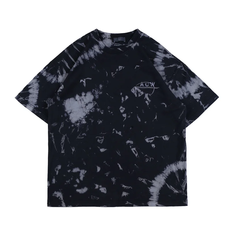 

21ss Tie dye A-Cold-Wall T-shirt Vintage Men Women Casual Loose A Cold Wall Tee ACW T-shirts High Quality Hip hop Tops Men