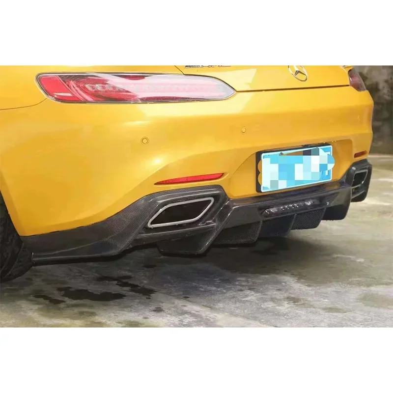 Для Mercedes Benz AMG GT GTS GTR 2015-2023 задняя губа из углеродного волокна автомобильный
