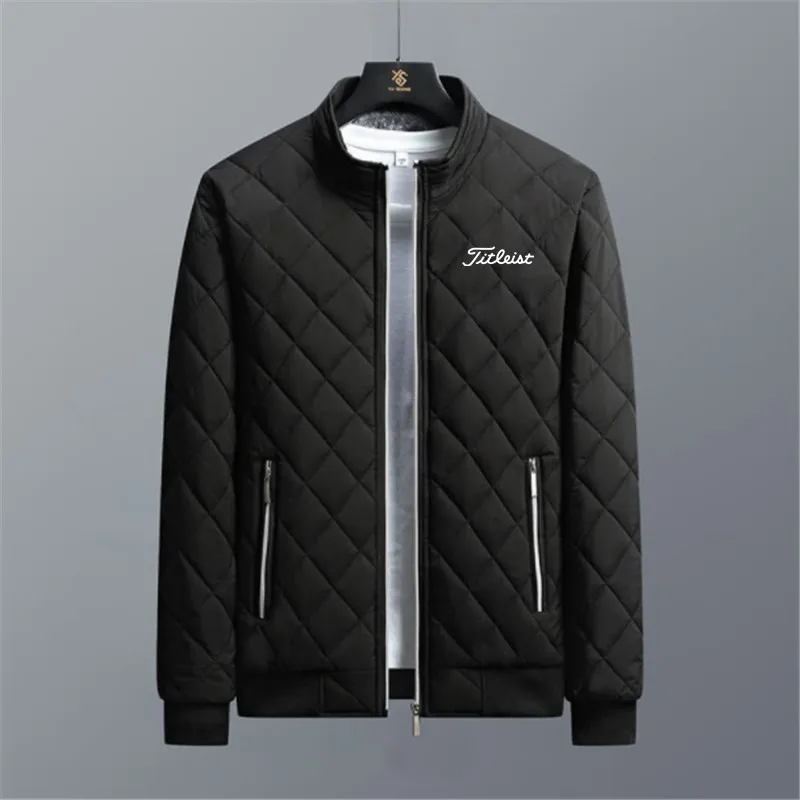 

Winter Jacket Business Casual Mens Manteau Homme Fur Warm Golf Wear Jackets Man Fashion Collar Cotton Clothes Abrigo Hombre