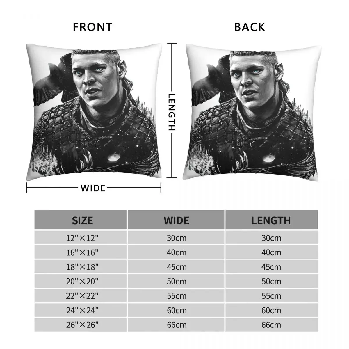 Декоративная Мягкая Наволочка Ivar для дивана без косточек