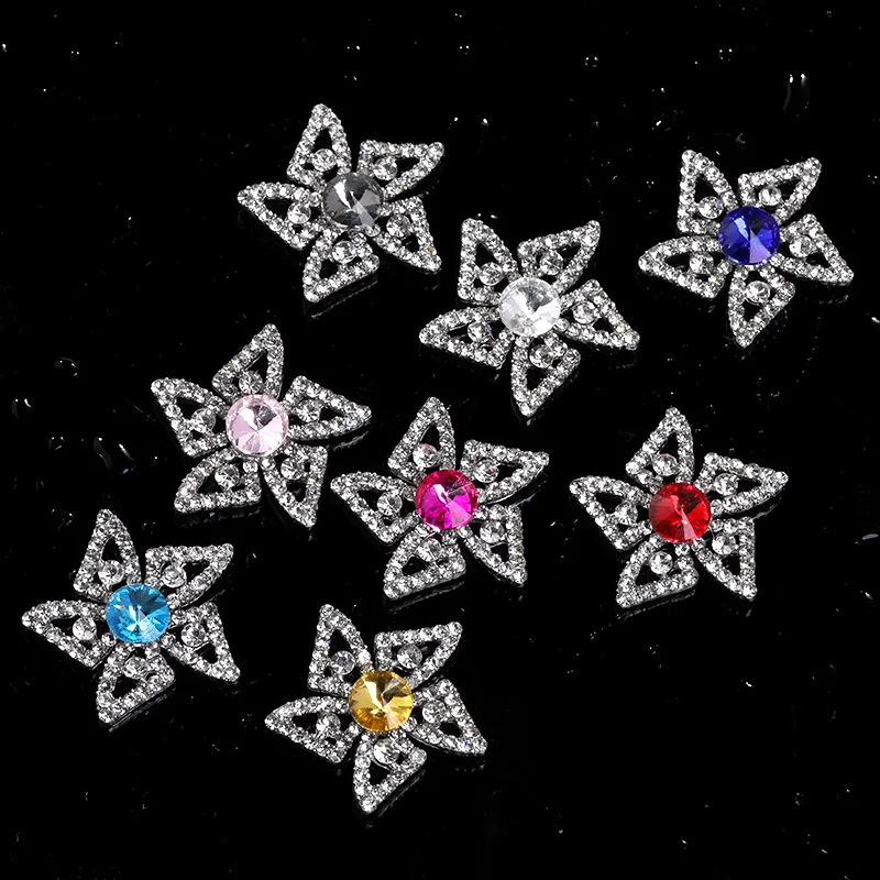 

27mm Star Crystal Sew on Decorative Patches Needlework Rhinestone For Clothing Luxury Crafts Wedding Accessories Beads