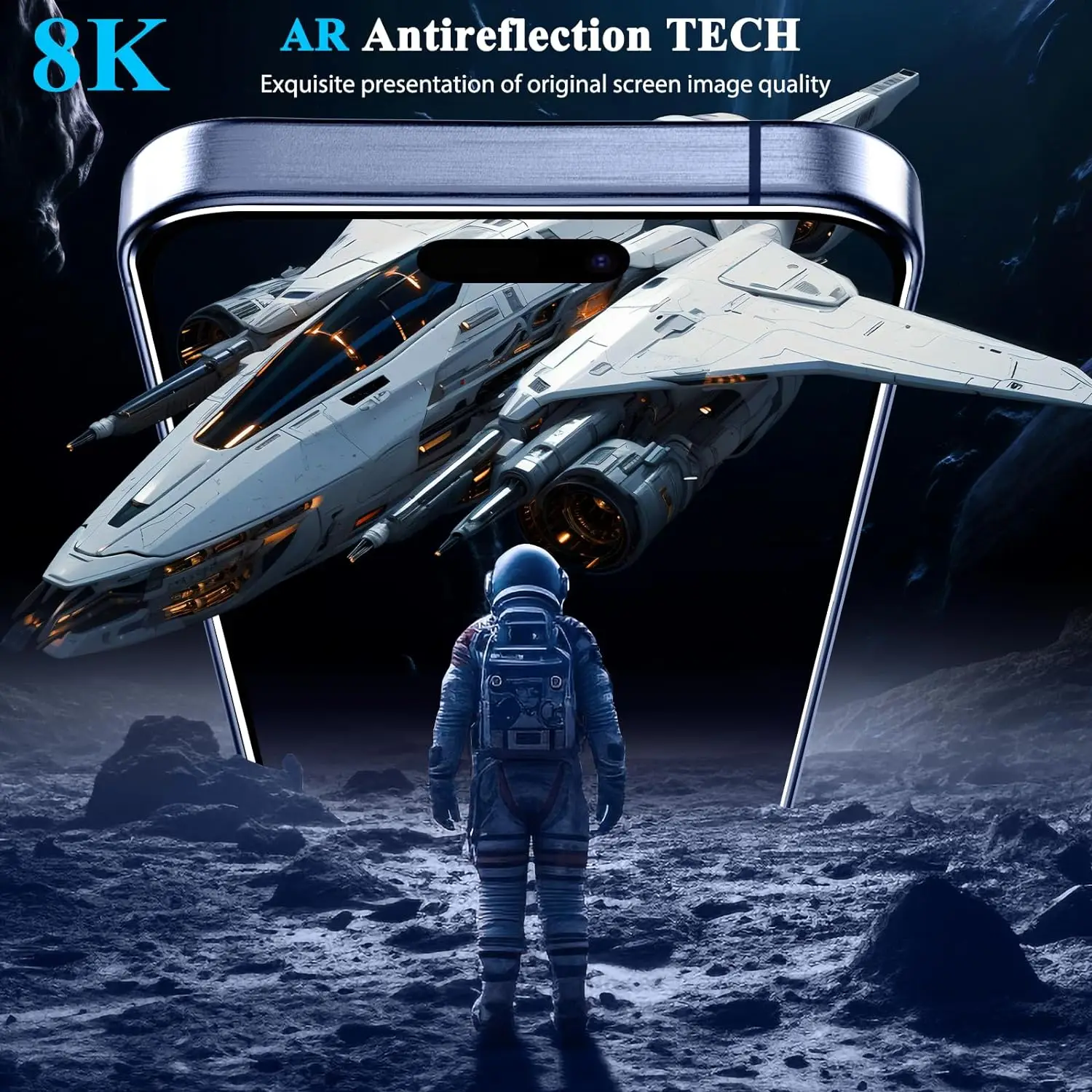 6 в 1 для iPhone 16 Pro Max Защитная пленка экрана с полным покрытием из закаленного