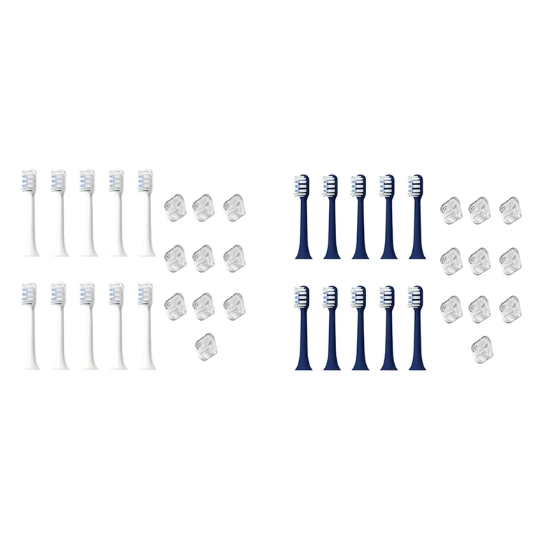 Для MIJIA T301 MES605 T302 MES608 T501 MES607 Сменные насадки для электрической зубной щетки