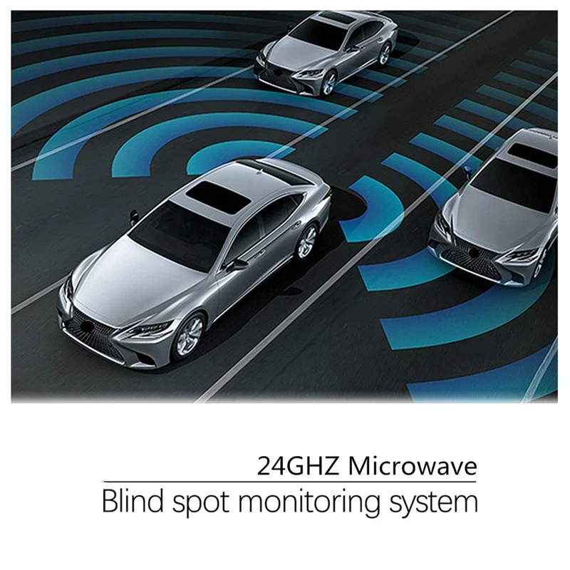 $55.99 24Ghz Millimeter Wave-Radar Change Lane Safer BSM Blind Spot Monitoring Assistant BSD Driving Safety Lane Change Assist