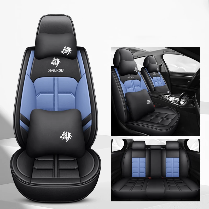 

YOTONWAN Full Coverage Universal Car Leather Seat Cover For JAC J6 S3 S2 S5 JS4 J5 T5 Accessories Protector Car Seat Cover