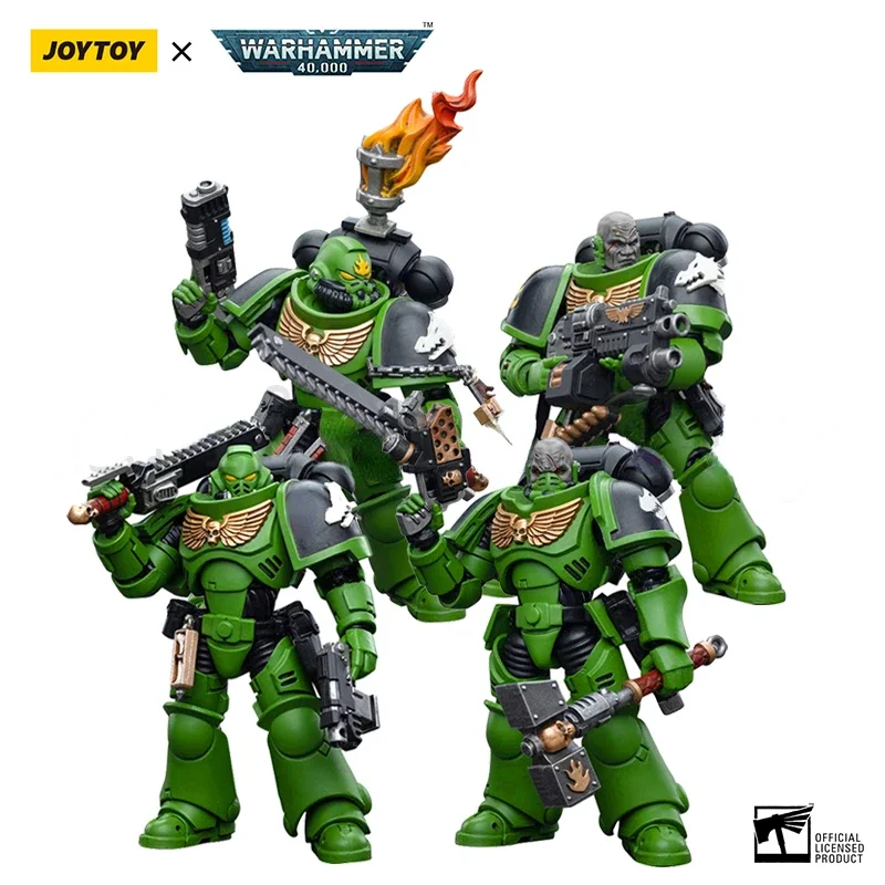 Фигурка JOYTOY 1/18 (4 шт./компл.) 40 тыс. саламандров интерксессуары аниме военная