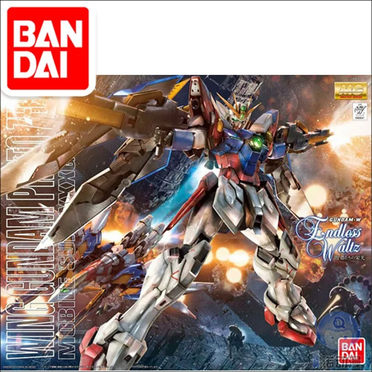 Оригинальная модель Gundam MG 1/100 XXXG-00W0 WING GUNDAM ZERO EW Mobile Suit экшн-фигурок |