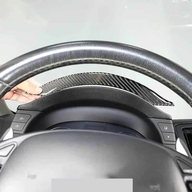Фото Для Infiniti G25 G35 G37 2007-2013 мягкое углеродное волокно, крышка приборной панели автомобиля, наклейки, аксессуары для интерьера автомобиля №3