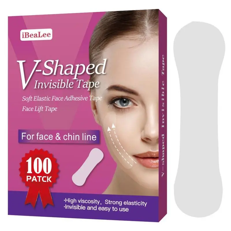 

100 шт., невидимые Пластыри для подтяжки лица