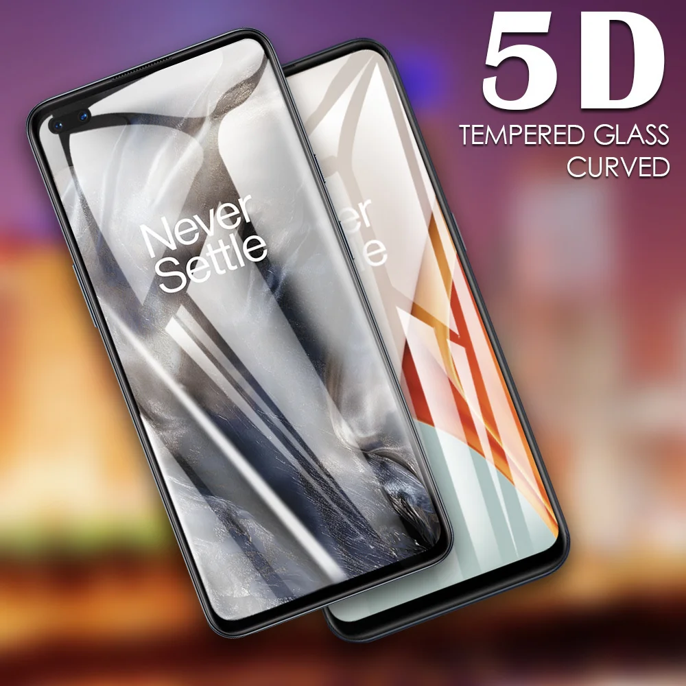 

5D изогнутые края полное покрытие закаленное стекло для OnePlus Nord 2 2T CE 2 Lite N10 N20 N100 N200 5G защита для экрана Защитная пленка
