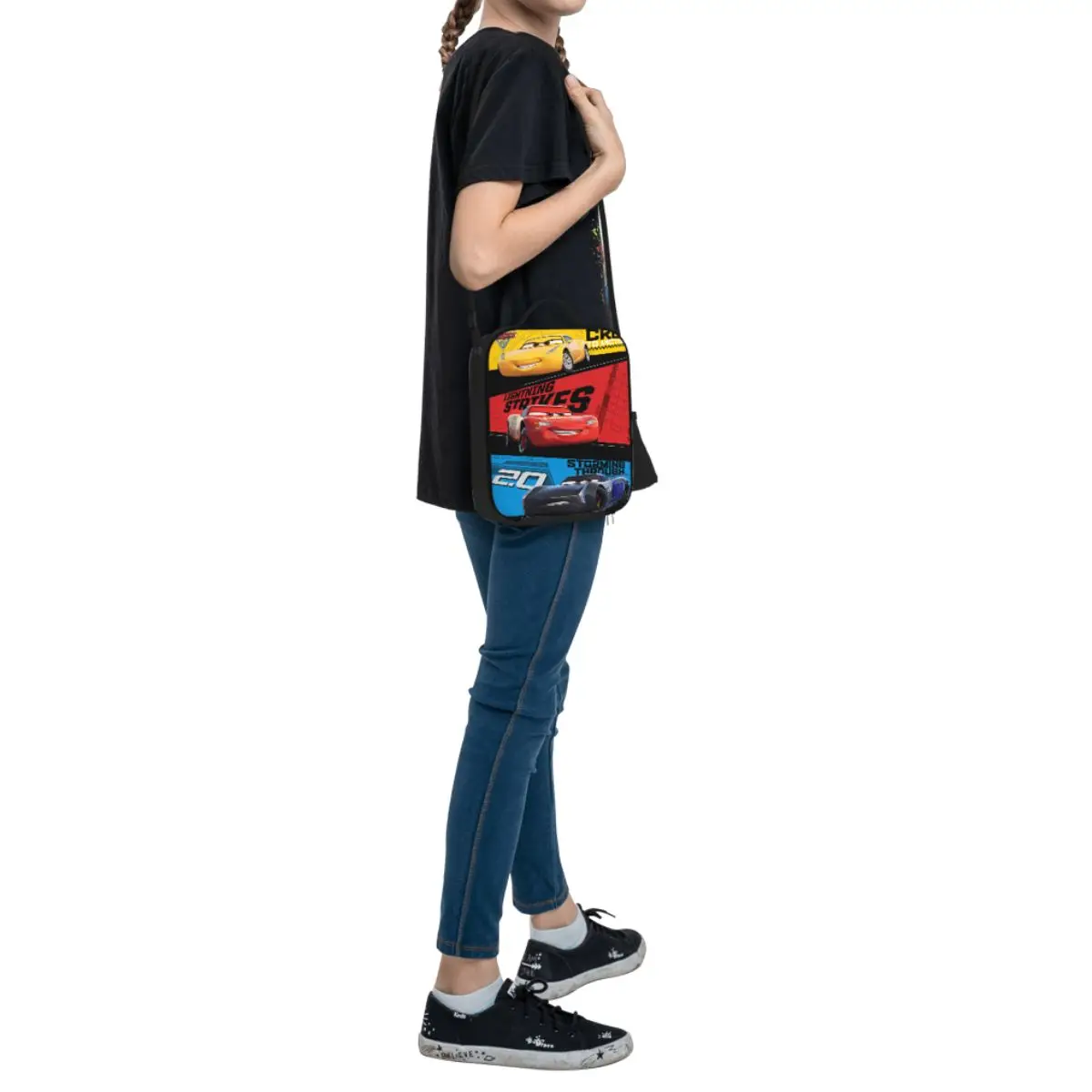 Сумка для обеда с машинками Racer Lightning McQueen мужчин и женщин теплый термос