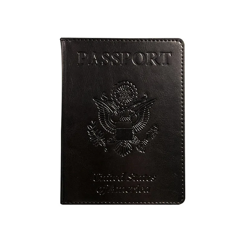

2022 New Fashion Women Men Passport Cover Pu Leather Travel ID Credit Card Passport Holder Packet Wallet Purse Bags Pouch