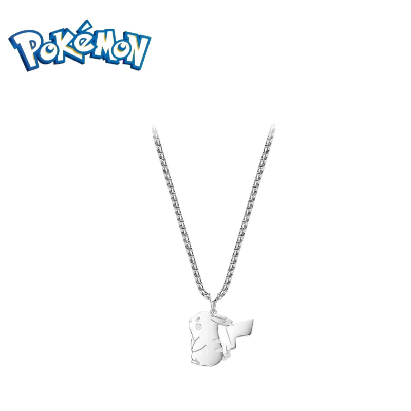 

Pokemon Anime Peripheral Kawaii Cartoon Pikachu Necklace Creative Sweater Pendant Trend Accessories Festival Gift Wholesale