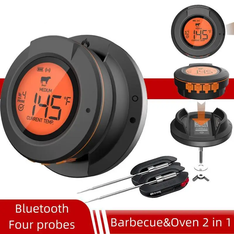 

Sensor For Meat 500 Tools High Digital Cooking Bluetooth Kitchen Barbecue Thermometer Oven Degrees Meat Accessories Grill
