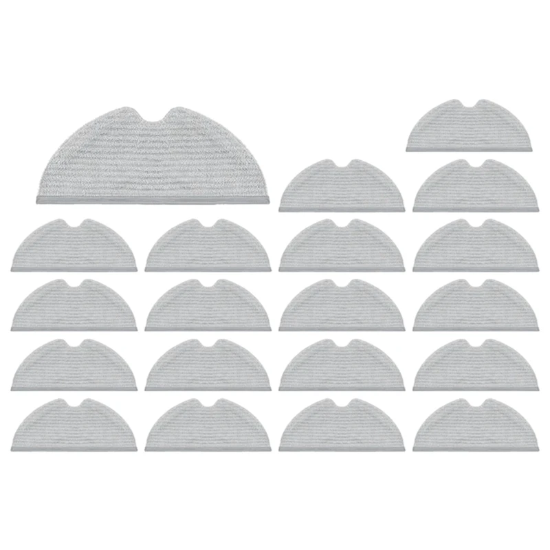 

20 шт., насадки на швабру для робота-пылесоса Xiaomi Dreame Bot D9 L10 Pro