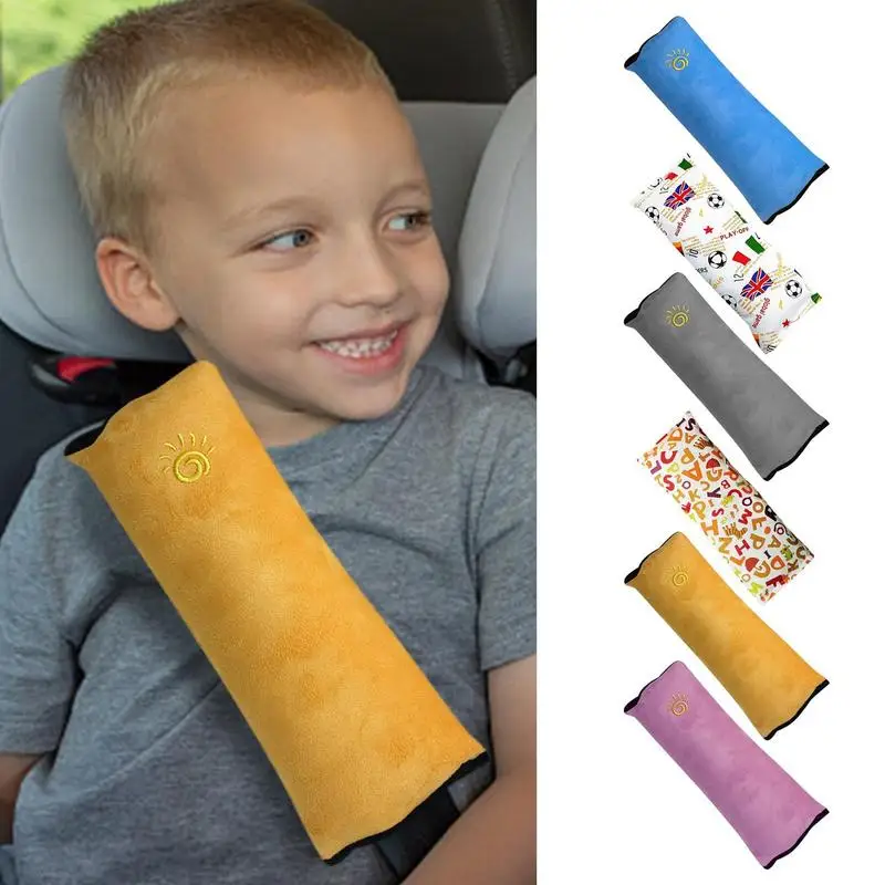 

Baby Children Safety Strap 40x10x5cm Polyester Cotton Fabric Car Seat Belts Pillow Shoulder Protection Car Styling Kid Seat Belt