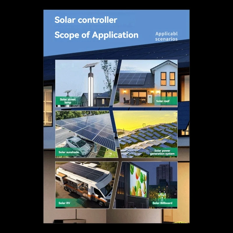 BM6072 600 Вт MPPT Boost солнечный контроллер заряда для 24 В 36 48 60 72 аккумуляторной системы