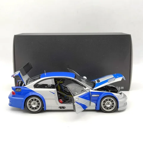 Металлическая модель автомобиля BMW M3 GTR E46 1:18 HOBBIESIR для взрослых