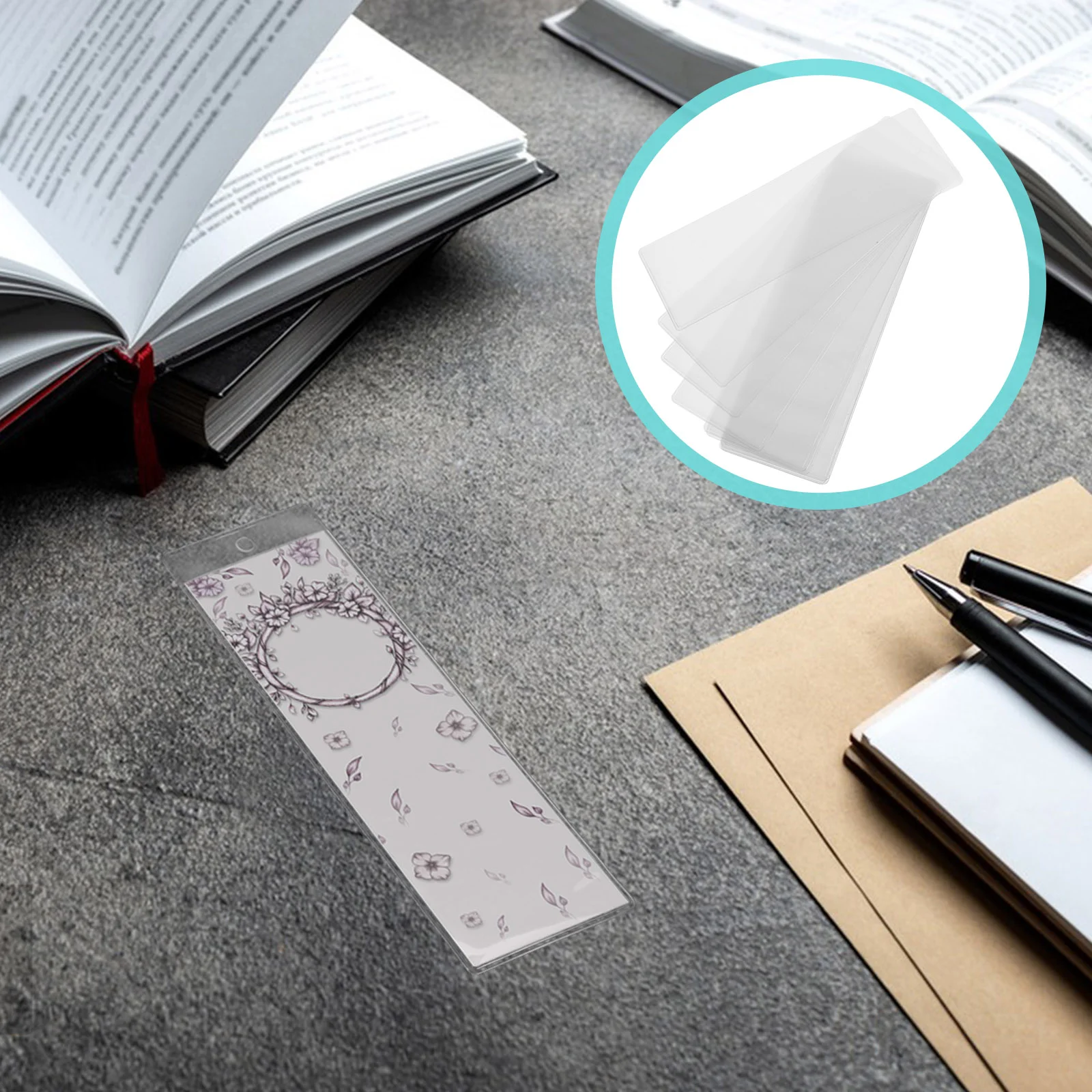 Прозрачная обложка для закладок подарочная упаковка влюбленных коробка