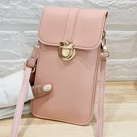women bags small leather touch screen cell phone wallets crossbody shoulder bag card holders purse handbag female mini bags