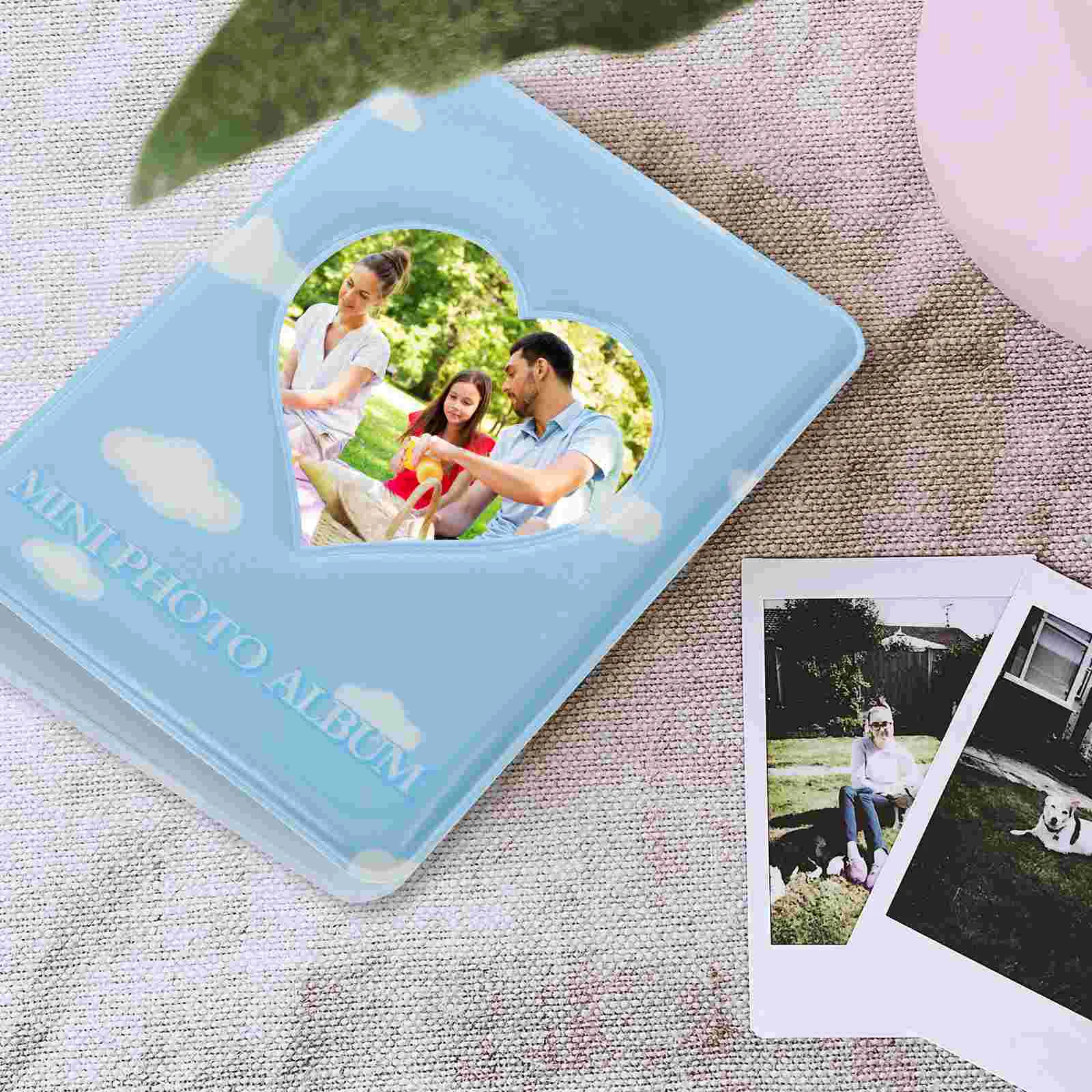 

Album Photo Mini Photocard Holder Book Kpop Binder Hollow Picture Scrapbook Heart Memory Storage Family Sleeves Graduation Books