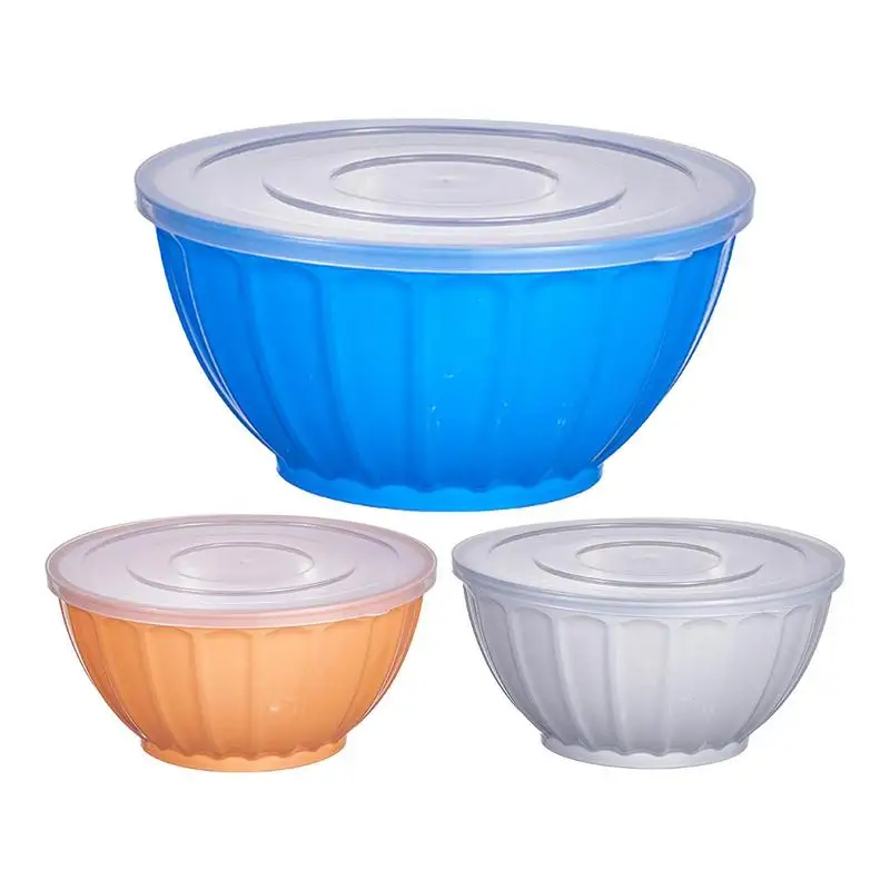 

Big Salad Bowl Round And Lightweight Large Serving Bowl Large Plastic Bowl For Presenting Salads Fruits Or Desserts Snack Chip