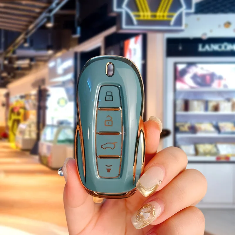 

Силиконовый чехол для автомобильного ключа с 4 кнопками, набор оболочек для Ford EQUATOR JMC Plus 5 6 7 Sport EcoBoost, аксессуары для брелоков с дистанционным управлением