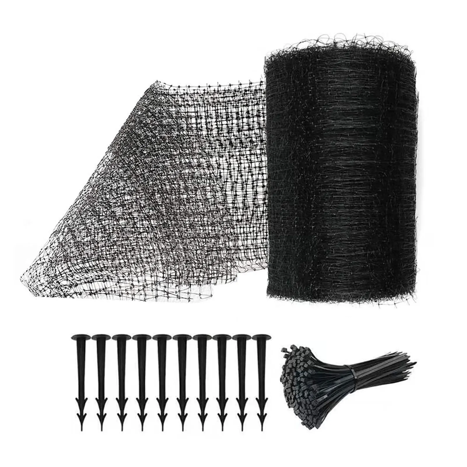 

7x100 Feet Easy Install Catcher Garden Plant Pest Control Reusable Anti Bird Netting Fruit Vegetables With Cable Ties Fish Pond