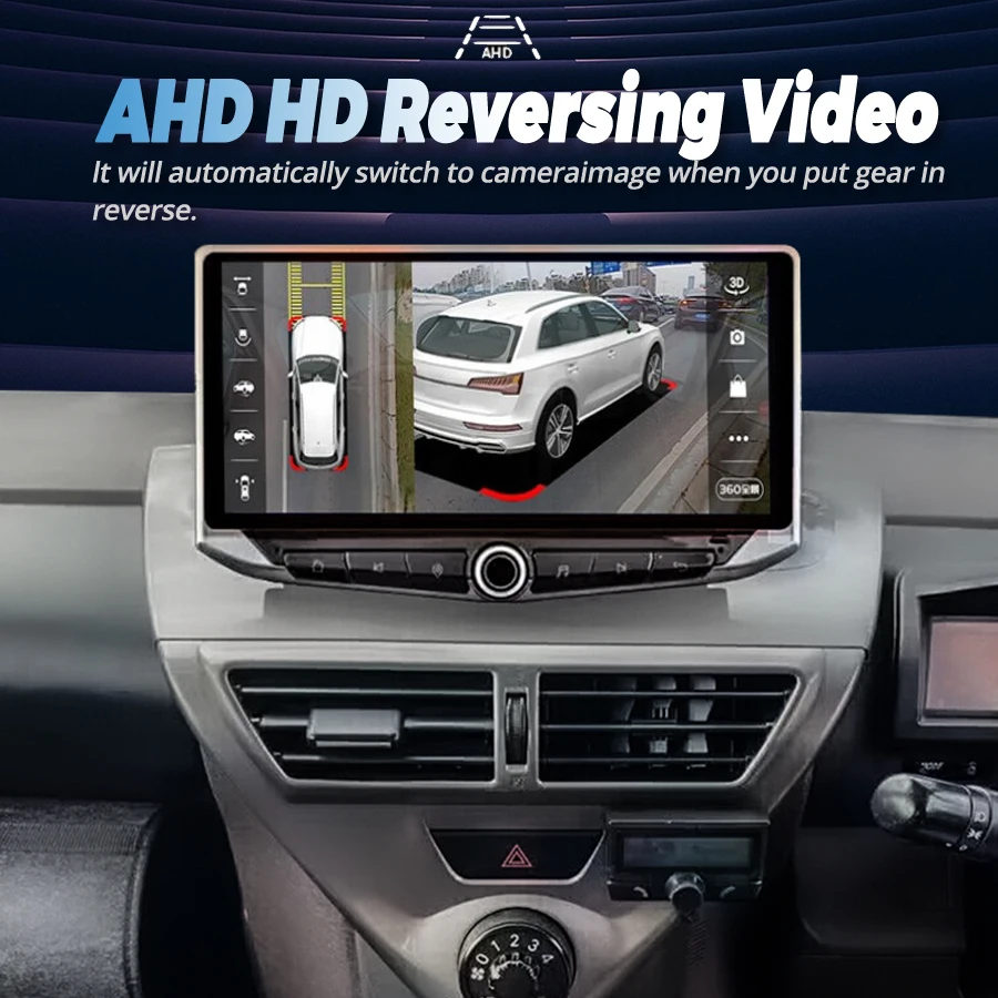 Qled экран Android 14 для Toyota Scion IQ 2008-2016 Автомобильный мультимедийный GPS стерео