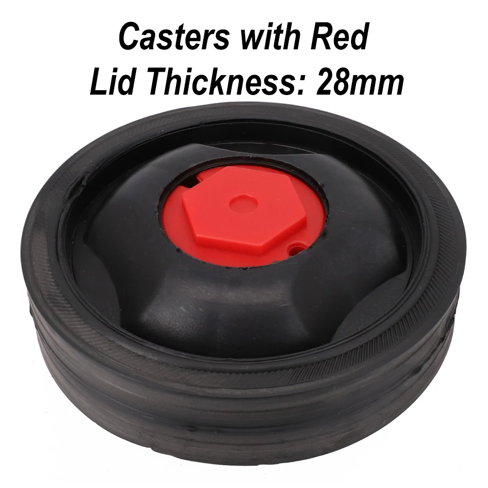 Accessories With Screws Caster Wheels 5inch Shock Absorption Non-slip Silent