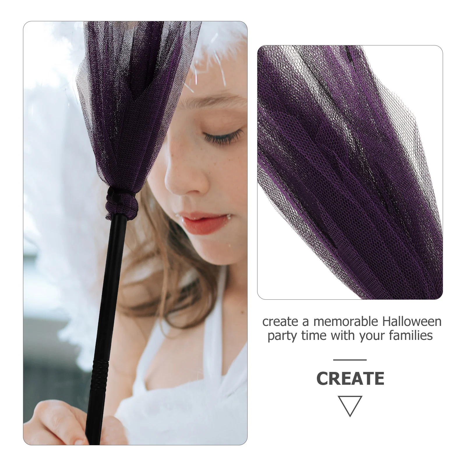 Украшение костюма реквизит метла ведьмы на Хэллоуин свадебные аксессуары